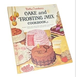Betty Crocker Cake & Frosting Mix Cookbook 1966 1st Edition Vintage Recipes